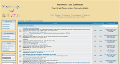 Desktop Screenshot of patchwork-quilt-forum.de